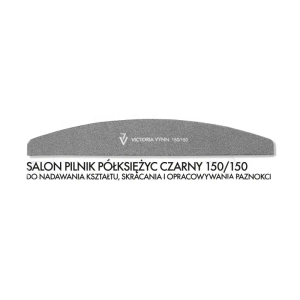 SALON PILNIK PÓŁKSIĘŻYC CZARNY 150/150 - VICTORIA VYNN