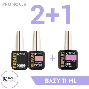 PROMOCJA NAILS COMPANY 2 + 1 GRATIS! - BAZY 11 ml