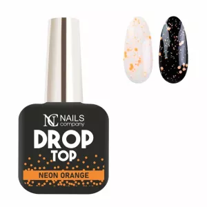 Drop Top NEON ORANGE Nails Company top bez dyspersji - 11 ml