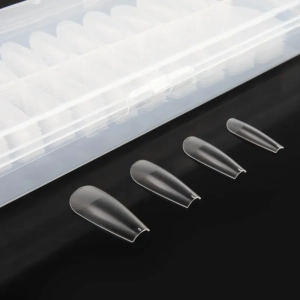 Flexi Tips Coffin Nails Company 240 sztuk - tipsy do przedłużania naturalnej płytki paznokcia