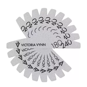 Victoria Vynn pilnik półksiężyc biały 180/240 - 10 szt