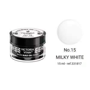 Żel budujący Victoria Vynn Milky White No.15 SALON BUILD GEL - 15 ml