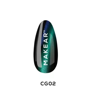 CG02 Lakier hybrydowy Galaxy Cat Eye Makear - 8 ml
