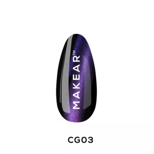CG03 Lakier hybrydowy Galaxy Cat Eye Makear - 8 ml