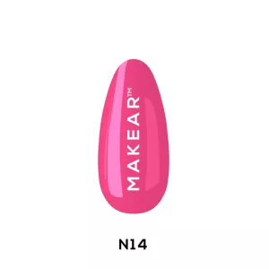 N14 Neonowy lakier hybrydowy Makear - 8 ml