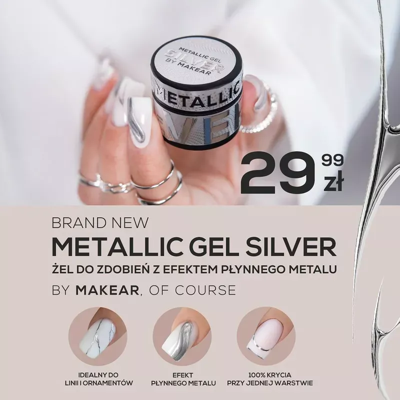 Metallic Gel Silver